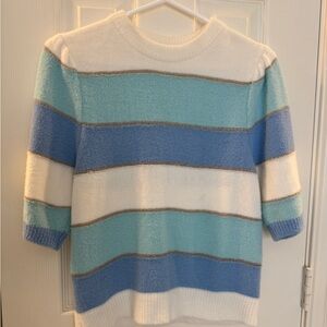 THML color block sweater